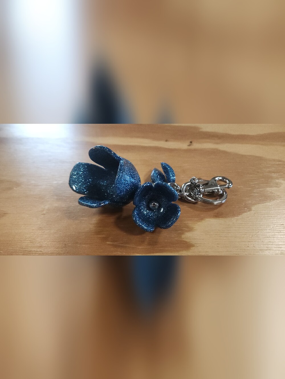 Coach Glitter Resin Tea Rose Charm - Picture 3 of 7